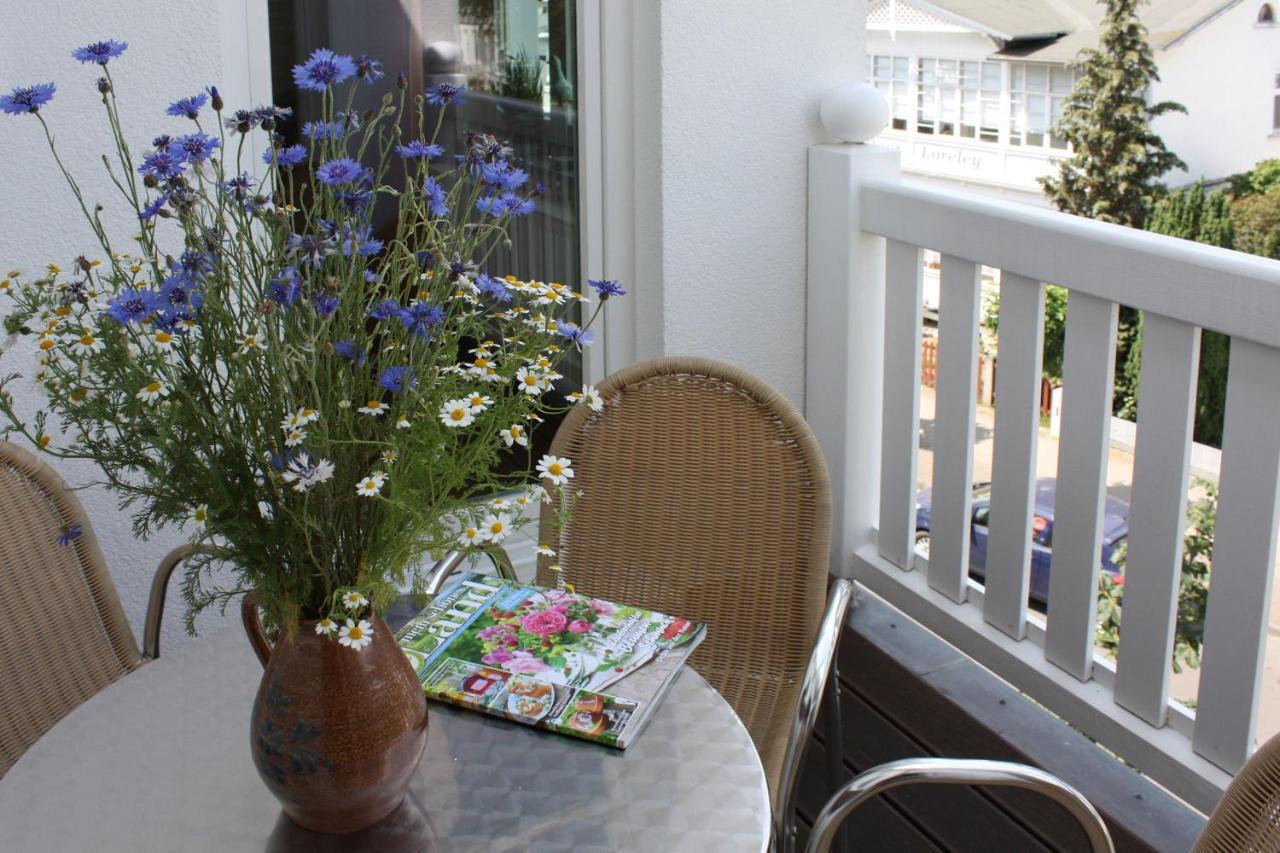 Villa Laetitia Fewo 16 - Strandnah, Balkon Binz Ngoại thất bức ảnh